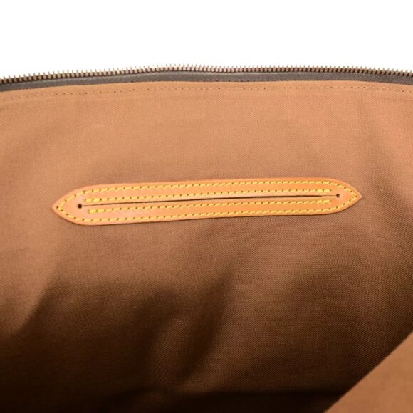 LOUIS VUITTON LV Logo Alma Hand Bag Monogram Leather Brown France - Picture 15 of 16